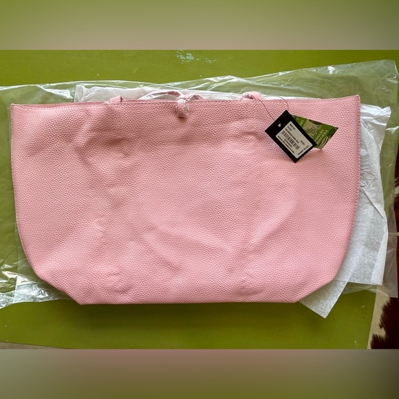 Badgley Mischka Pink Decorative Chain Tote Bag NWT - Picture 2 of 8